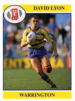 1991 Merlin Rugby League #96 David Lyon Front